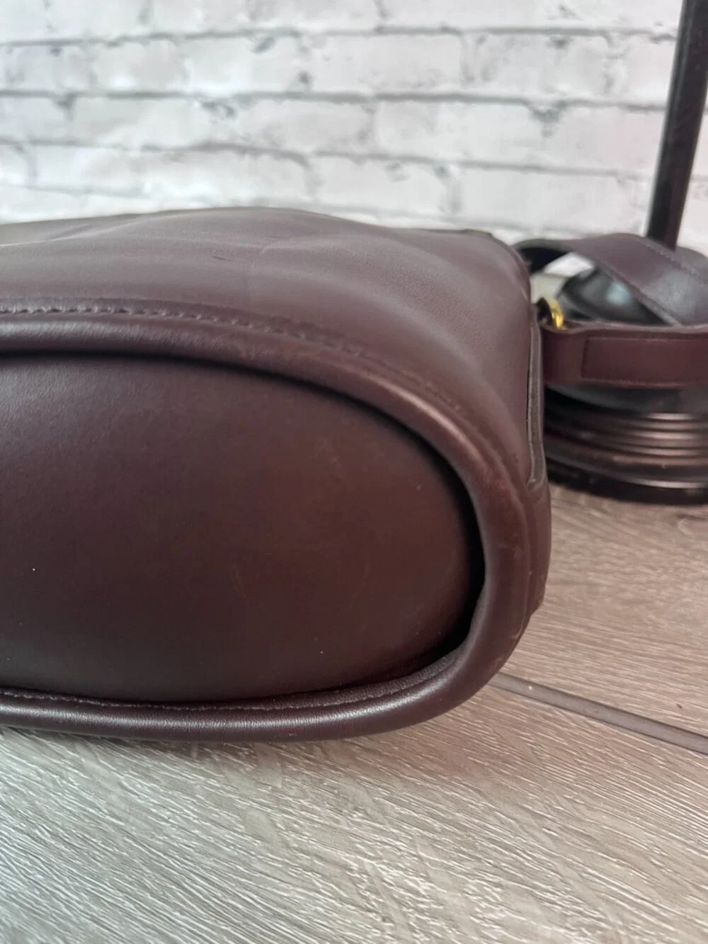 Coach 9976 Anderson Zip Top Brown Vintage Cross Body Bag